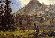Albert Bierstadt Albert Bierstadt Call Of The Wild oil painting artist